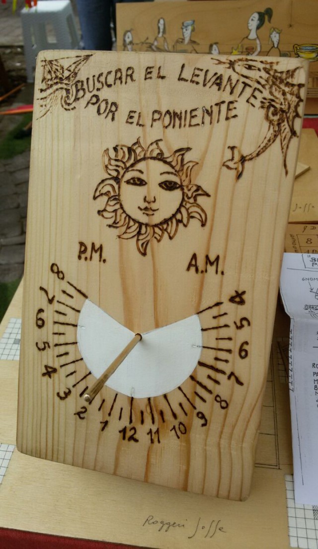 folding sundial